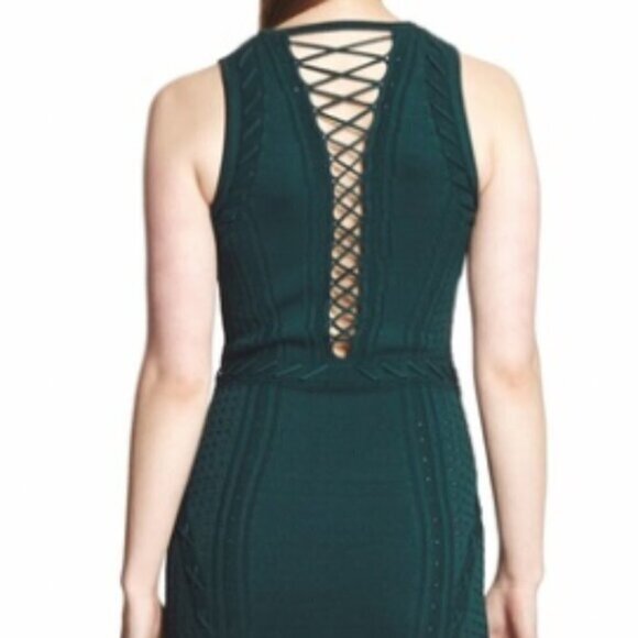 Rono Kobo Emerald Green Knit Dress - Picture 15 of 16